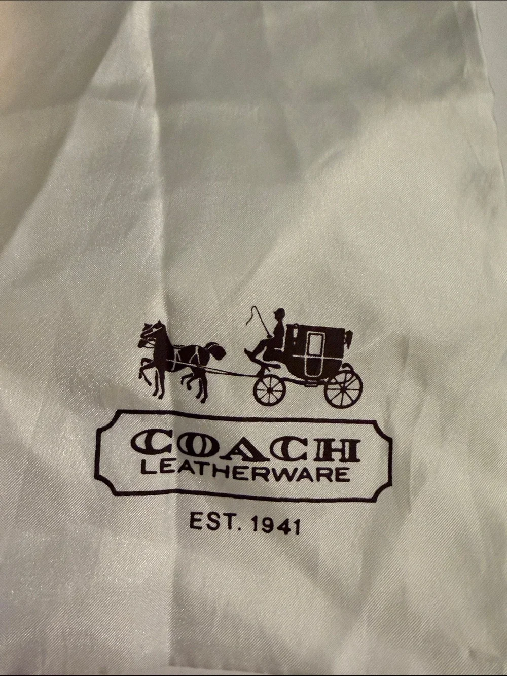 Set of 2 Coach Dust Bags